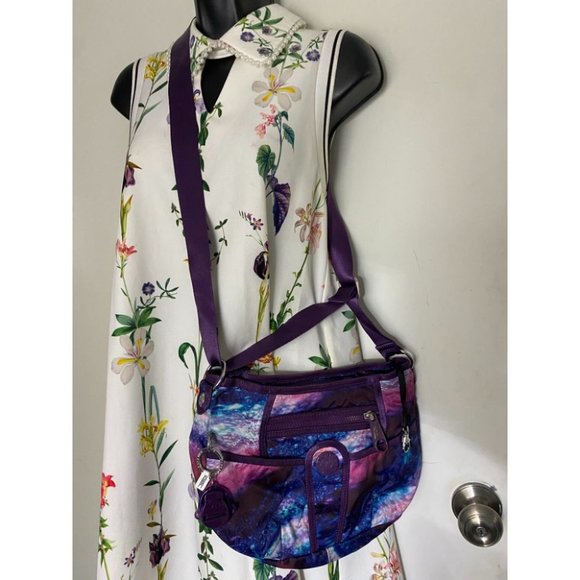 KIPLING Medium Size Multicolor Nylon Crossbody Bag - Picture 8 of 13